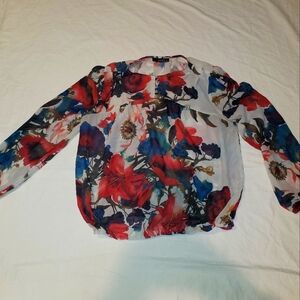 ana Floral Chiffon Women's Top